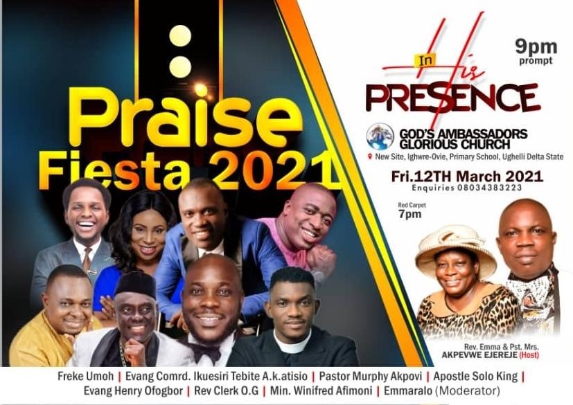 Ughelli lights up with Praise Fiesta | March 12, 2021