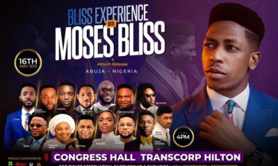 Moses Bliss Preps for first major concert "The Bliss Experience" live in Abuja