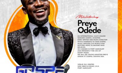 Preye Odede Live Ministration at Gospel Groove 2021