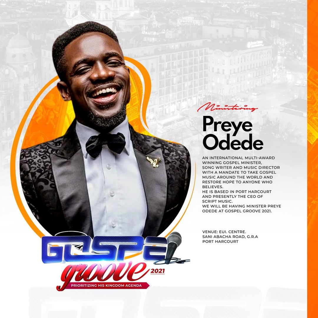 Preye Odede Live Ministration at Gospel Groove 2021
