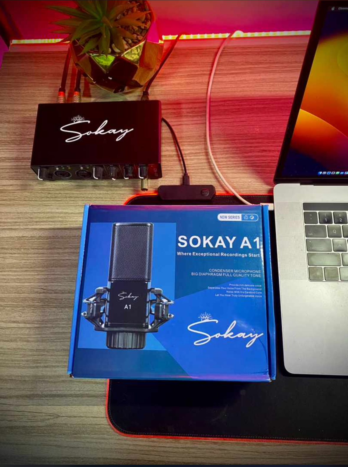 Experience Smooth Audio Production With The Sokay A1 Microphone